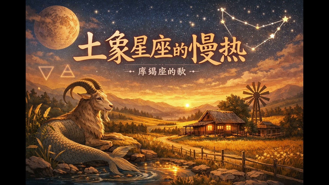 〖十二星座歌 - 摩羯座〗土象星座的慢热