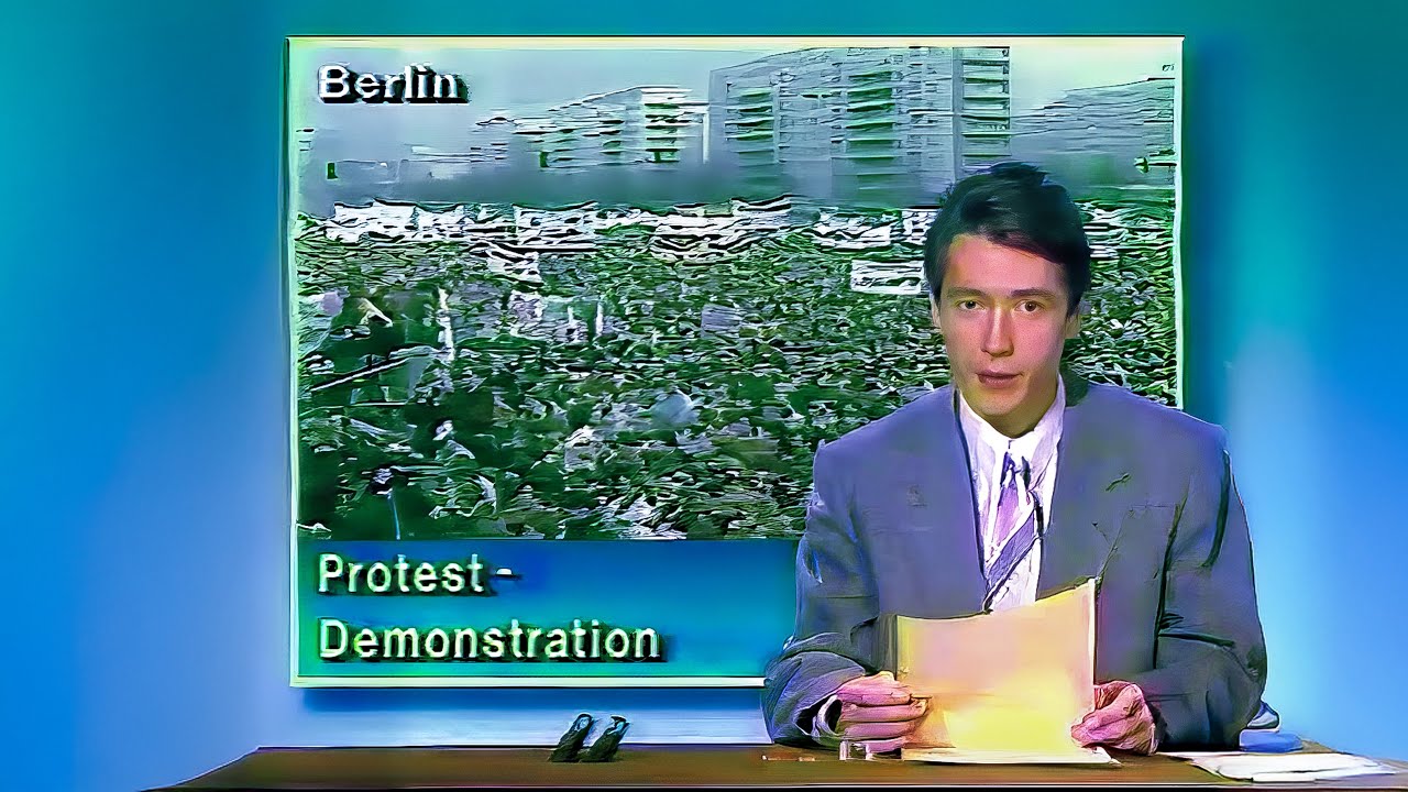Fernsehen der DDR 1 - Aktuelle Kamera vom 04.11.1989 Großdemo am Alex
