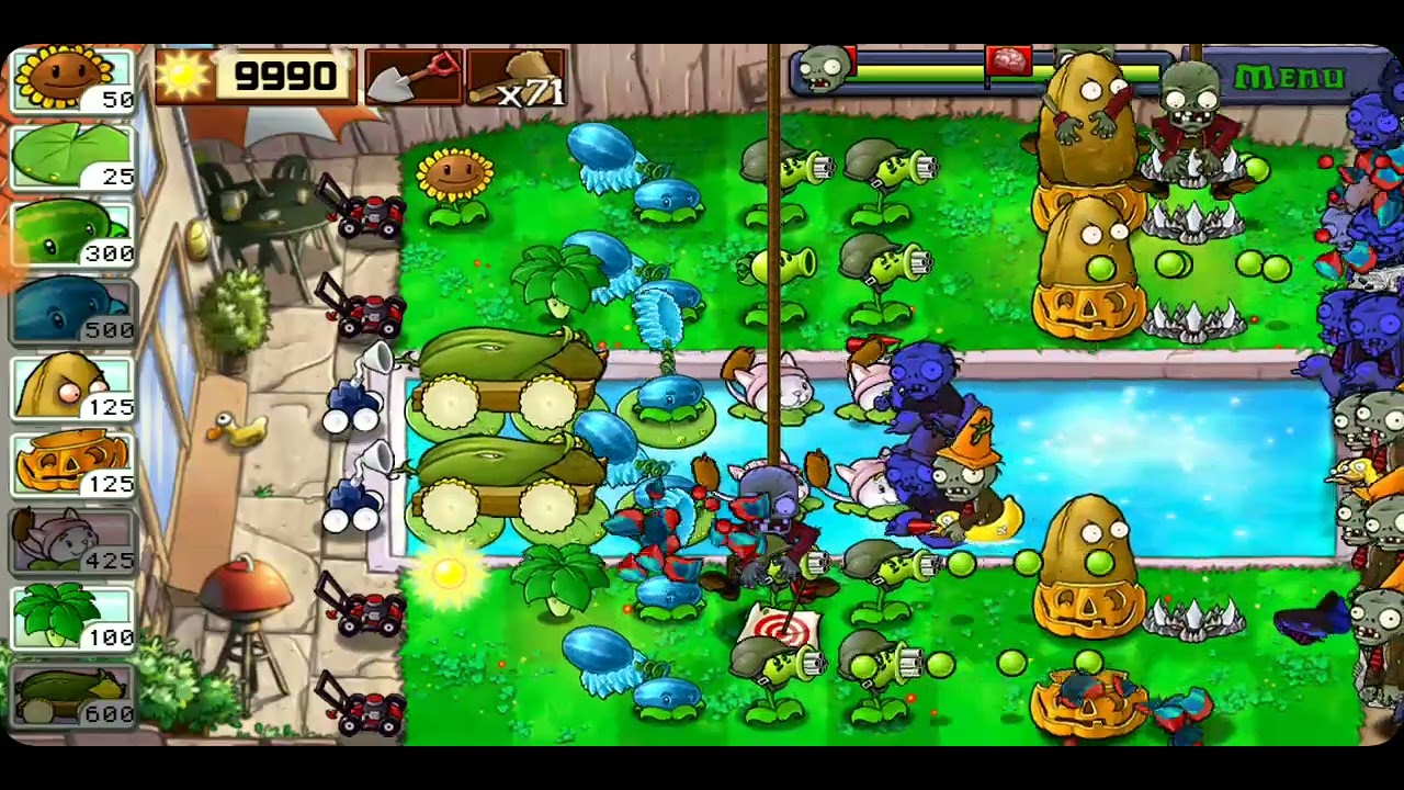 SURVİVAL MODUNDA SONSUZ DİRENİŞ!!-Plants vs Zombies Bölüm-26
