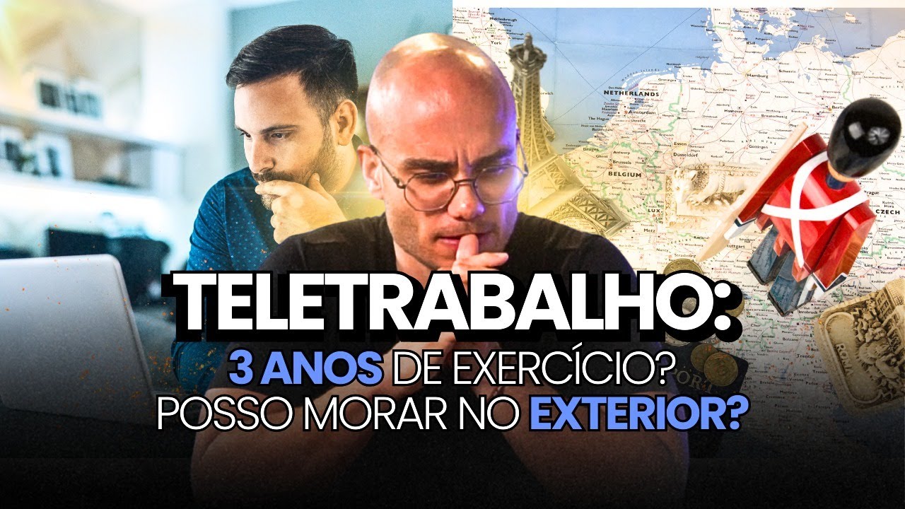 TELETRABALHO na AGU: 3 Anos de Exercício? Posso Morar no Exterior? | João Marcelo