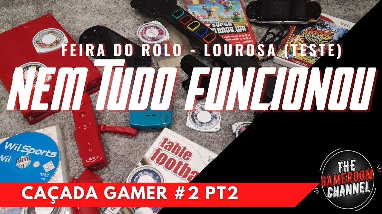 ✅CAÇADA GAMER #2 :TESTE FEIRA DO ROLO LOUROSA (PORTUGAL) PT2 - NEM TUDO FUNCIONOU...