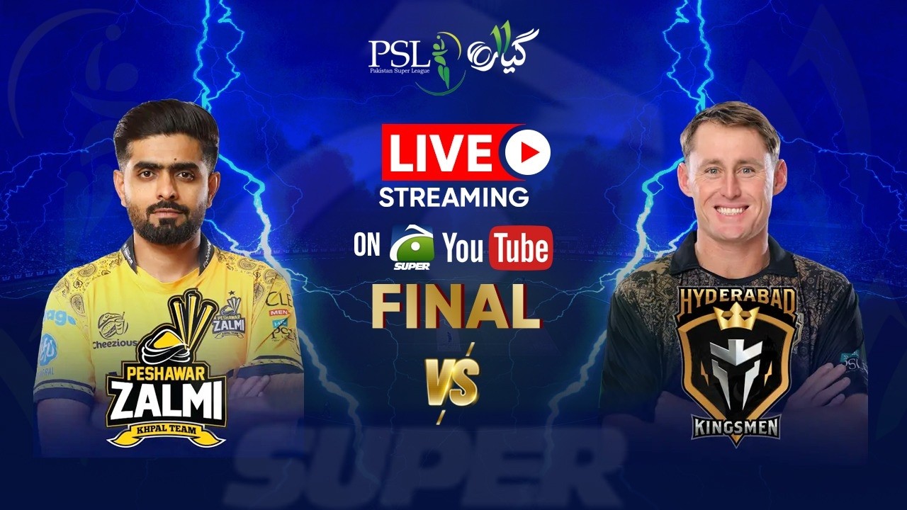 🔴PSL LIVE: PSL 11 FINAL - Hyderabad Vs Peshawar | Ball-by-Ball Commentary & Live Score