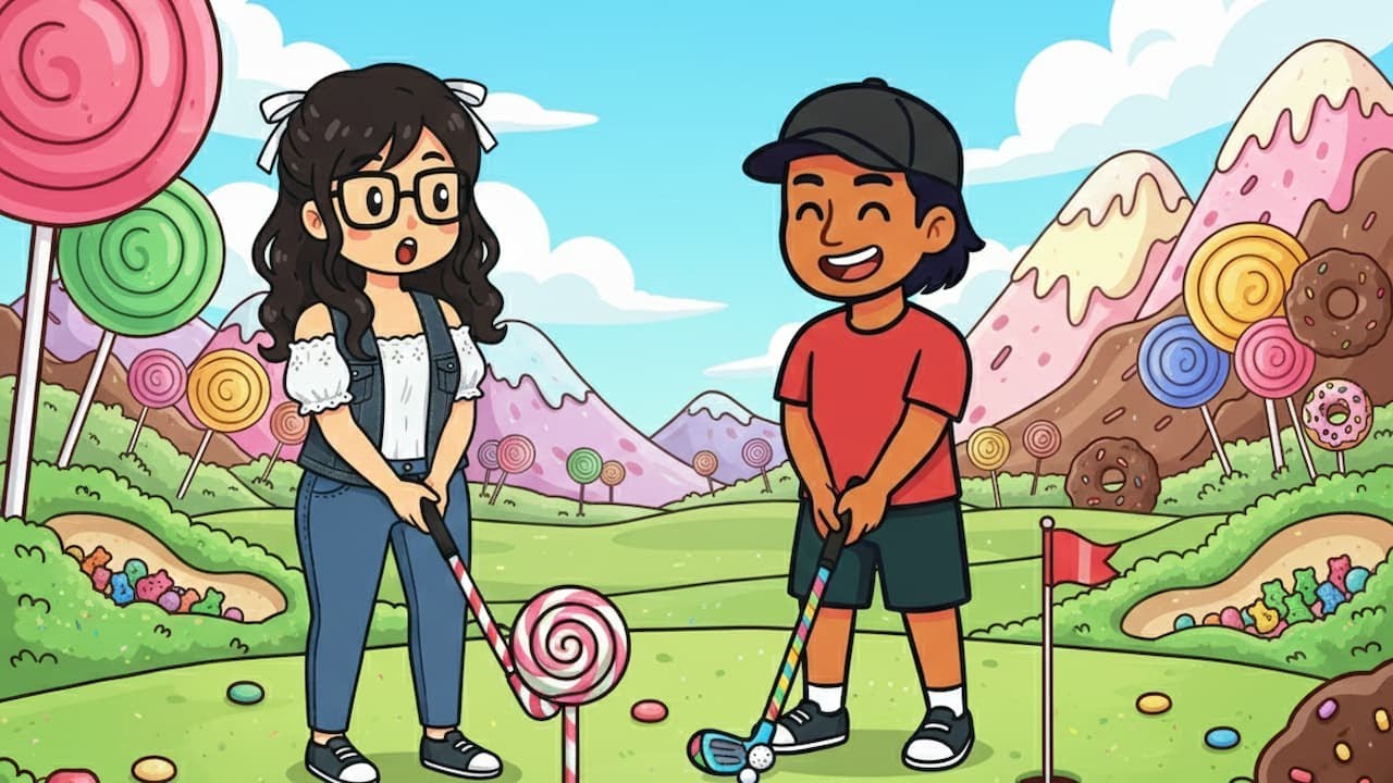 Caramelolandia! - golf with your friends #1