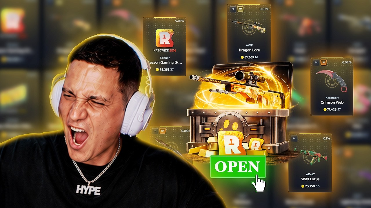 CSDROP - Я распаковал 2 AWP Dragon Lore... Каковы шансы? (Открытие кейса CS2)