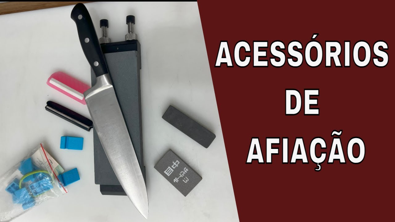 Acessórios interessantes de afiar facas