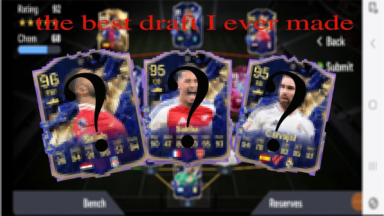 The best draft fc25 I ever made 🔥🔥🔥☠️☠️
