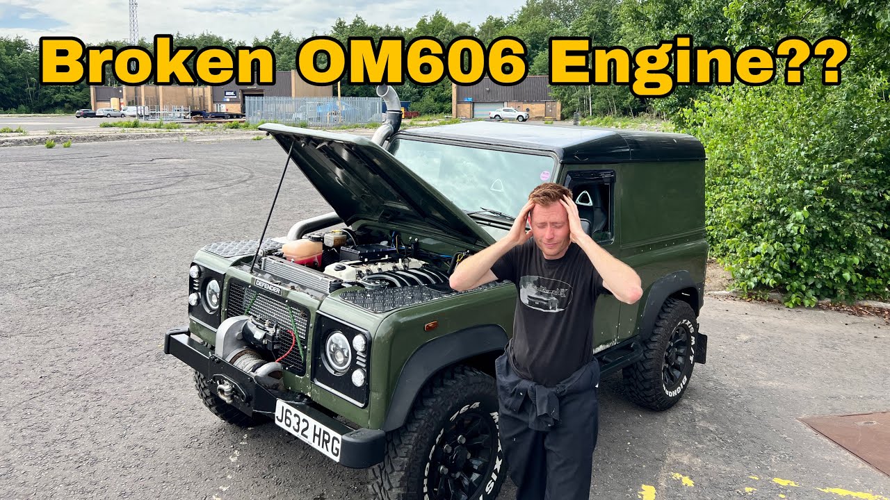 Defender с двигателем OM606 сломался! Сможем ли мы его починить и осчастливить клиента?