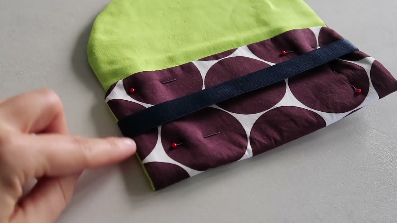 kleine Tasche oder Etui nähen - Last Minute DIY Weihnachtsgeschenke