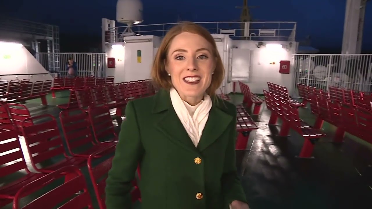 Glen Sannox Ferry sets sail STV News Report