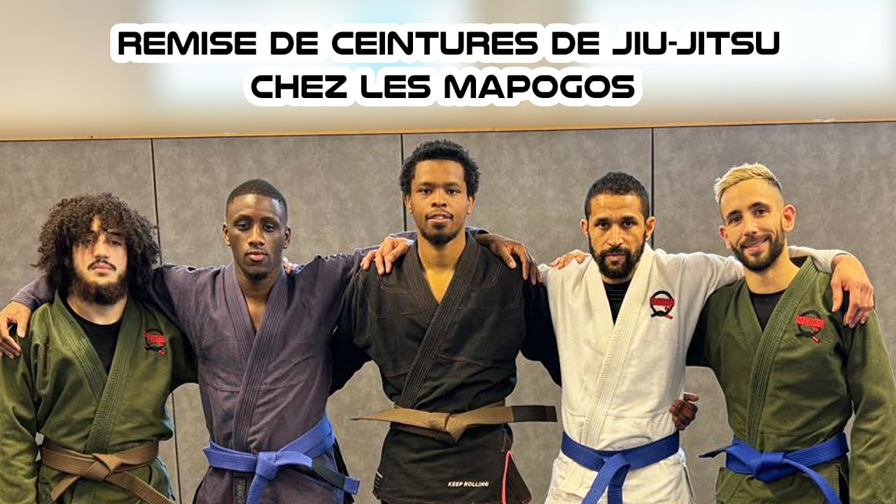 Remise de ceintures de Jiu-Jitsu chez les MAPOGOS de Maisons-Alfort Lutte