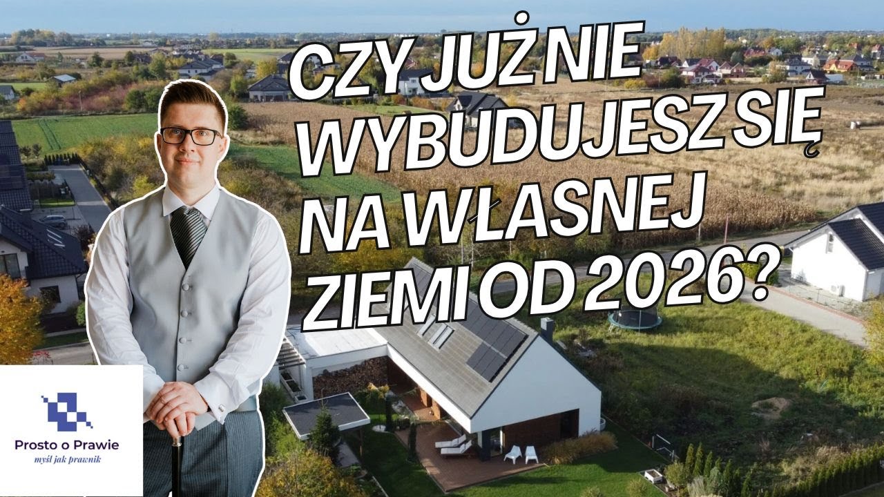 Możesz nie wybudować już się na własnej ziemi przez te przepisy sprzeczne z Konstytucją