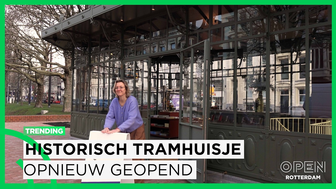 Historisch tramhuisje opent opnieuw en wordt startpunt voor stadswandelingen | TRENDING