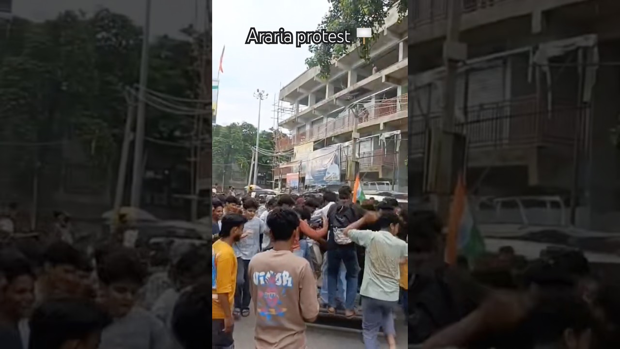Araria Bihar protest&hellip;#bihar #protest #viral #youtubeshorts #shorts #subscribe #jantar #mantari
