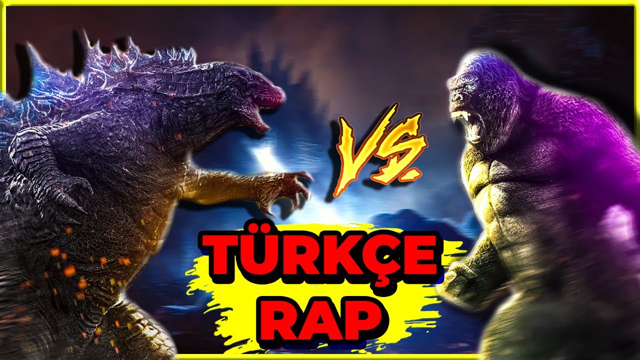 GODZİLLA ŞARKISI VS KİNG KONG ŞARKISI 🦍 Godzilla vs King Kong Türkçe Rap Müziği