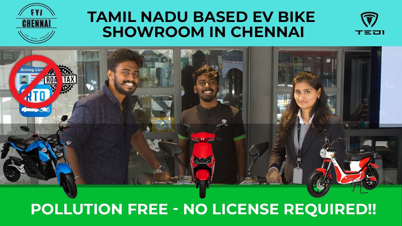 TEDI  EV Showroom Visit || No driving license, no pollution, no registration required !!