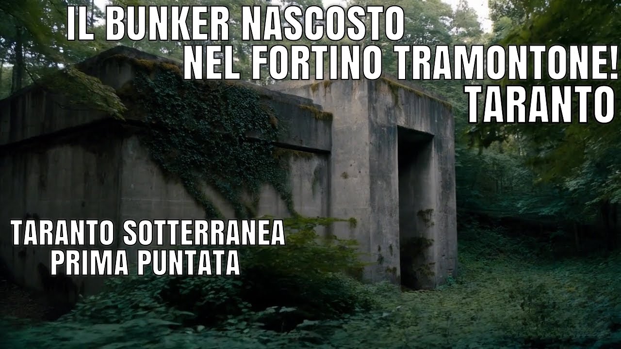 IL BUNKER NASCOSTO A TARANTO TRAMONTONE*ESISTE UN TUNNEL SEGRETO!*TARANTO SOTTERRANEA URBEX ITALIA