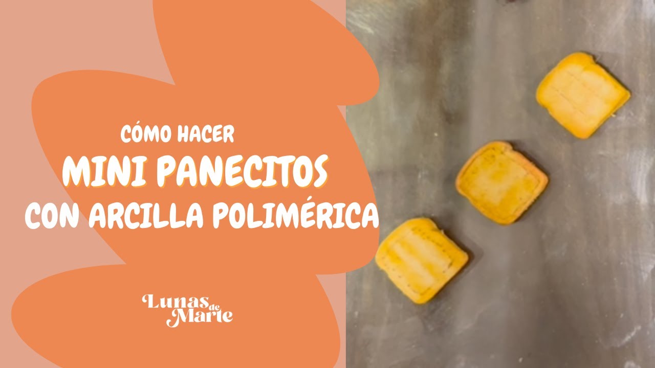 Como hacer mini panes 🍞 | DIY pan de miniatura  | Tutorial pan en miniatura con arcilla polimerica