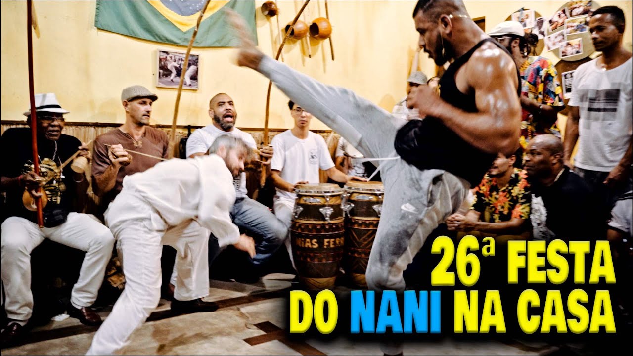 Roda de Capoeira da 26ª Festa do Mestre Ananias na Casa do Nani. Fundador d Roda de Rua da República