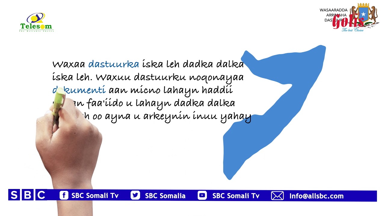 WAA MAXAY DASTUUR WAASE MAXAY DABEECADAHA DASTUURKA?