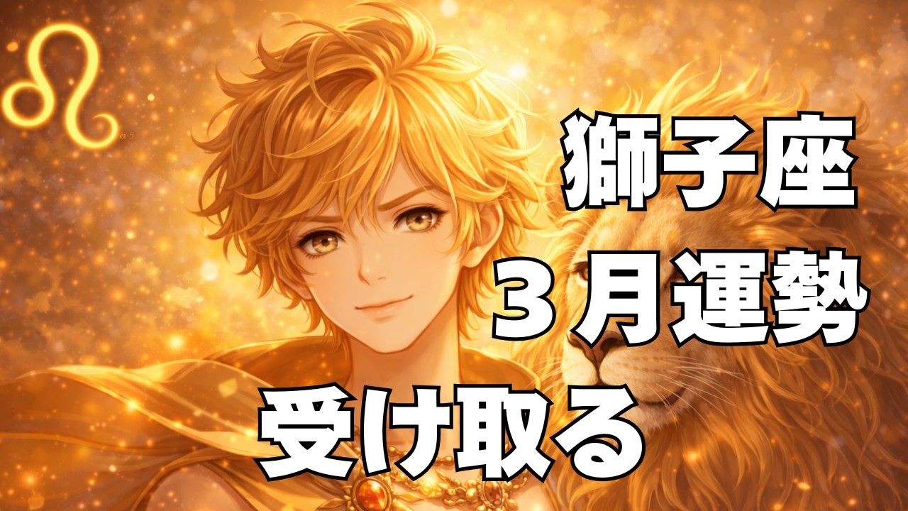 【獅子座】遠慮せずに貰ってほしい！あなたの３月の運勢【西洋占星術】