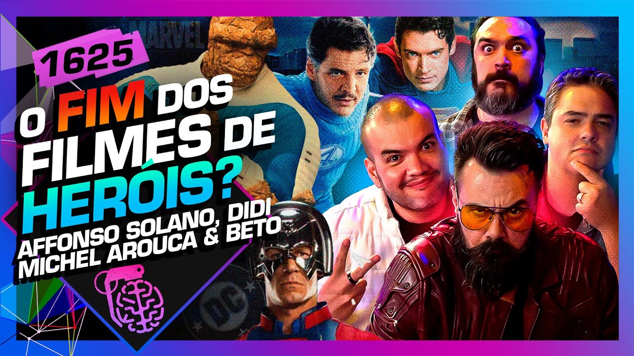 FIM DOS FILMES DE HER&Oacute;IS?: AFFONSO SOLANO, AROUCA, BETO E DIOGO - Intelig&ecirc;ncia Ltda. Podcast #1625