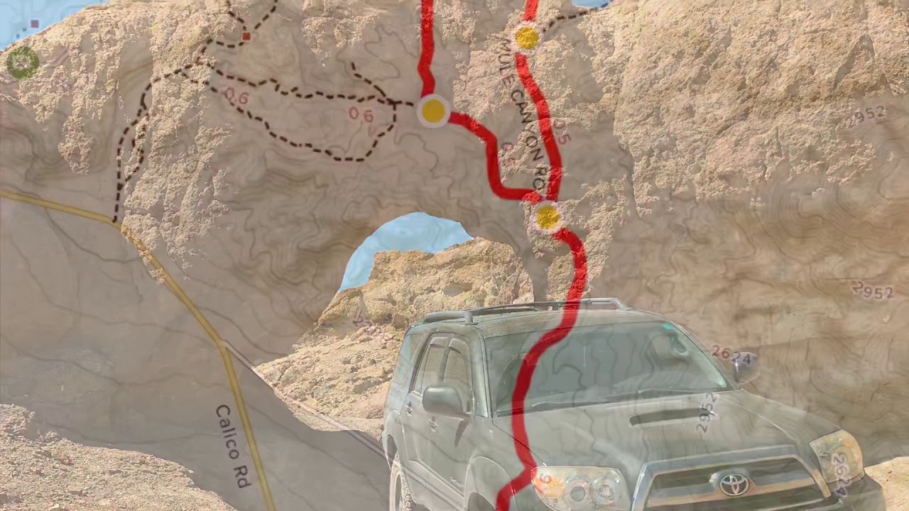 Toyota 4Runner 4th gen at Kramer Arch, Calico CA