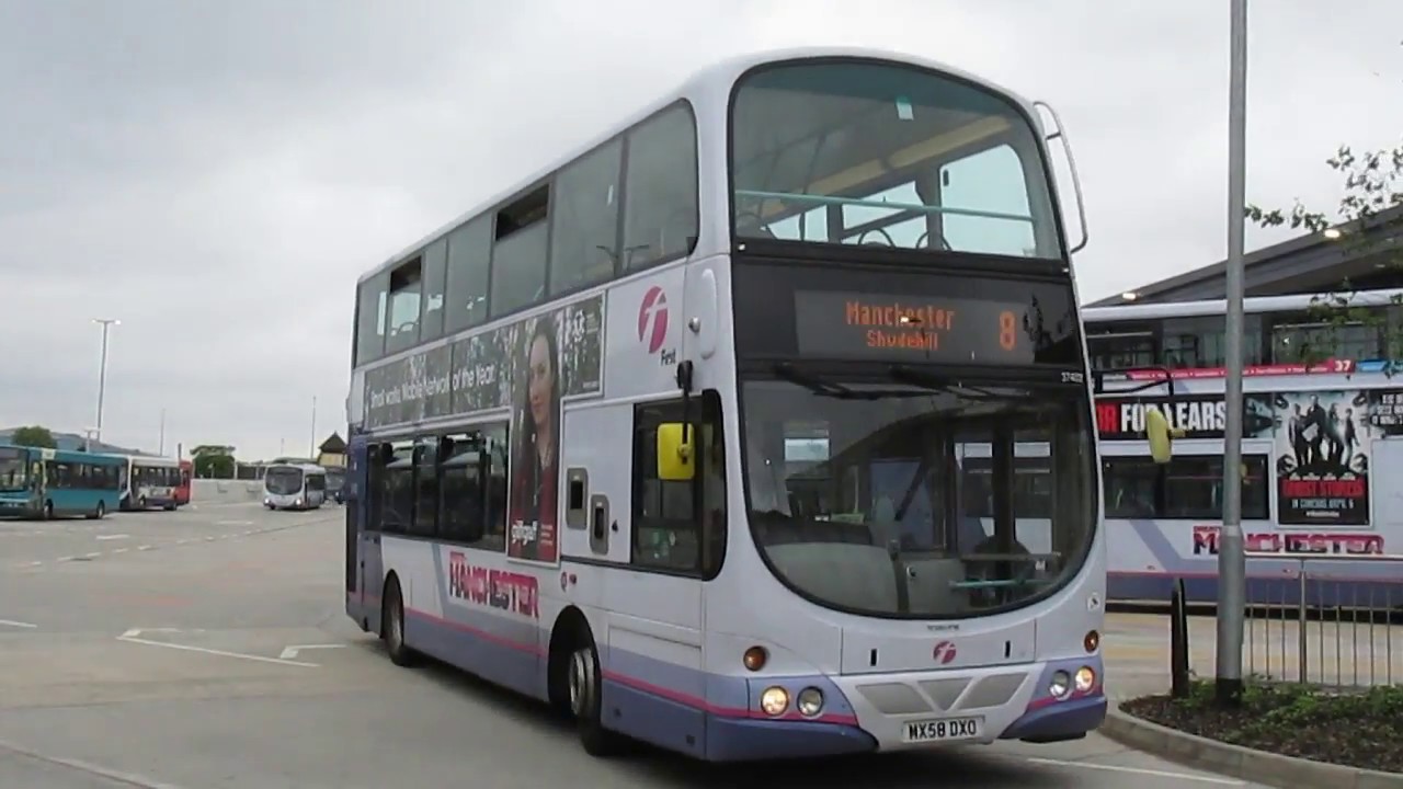 Buses at Bolton Interchange June 2018