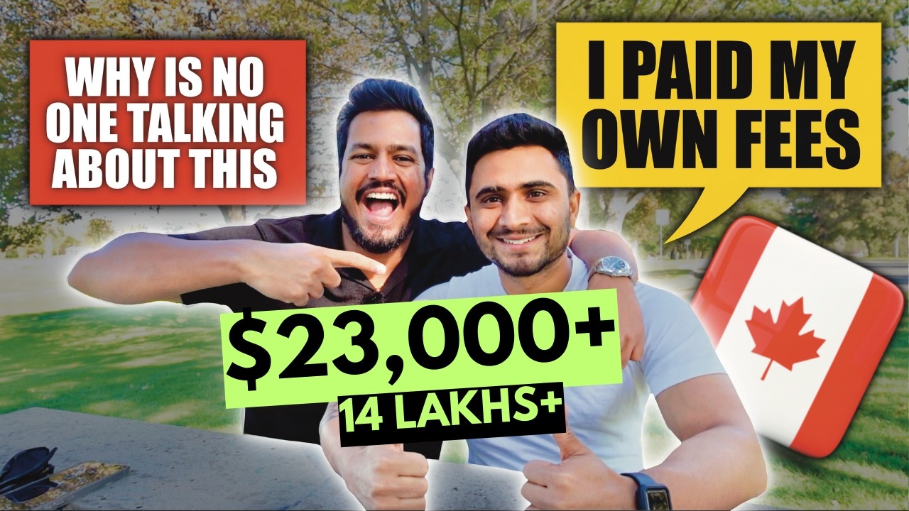HOW I PAID MY FEES MYSELF WHILE STUDYING IN 🇨🇦 CANADA ? STEP-BY-STEP EVERY DOLLAR BREAKDOWN