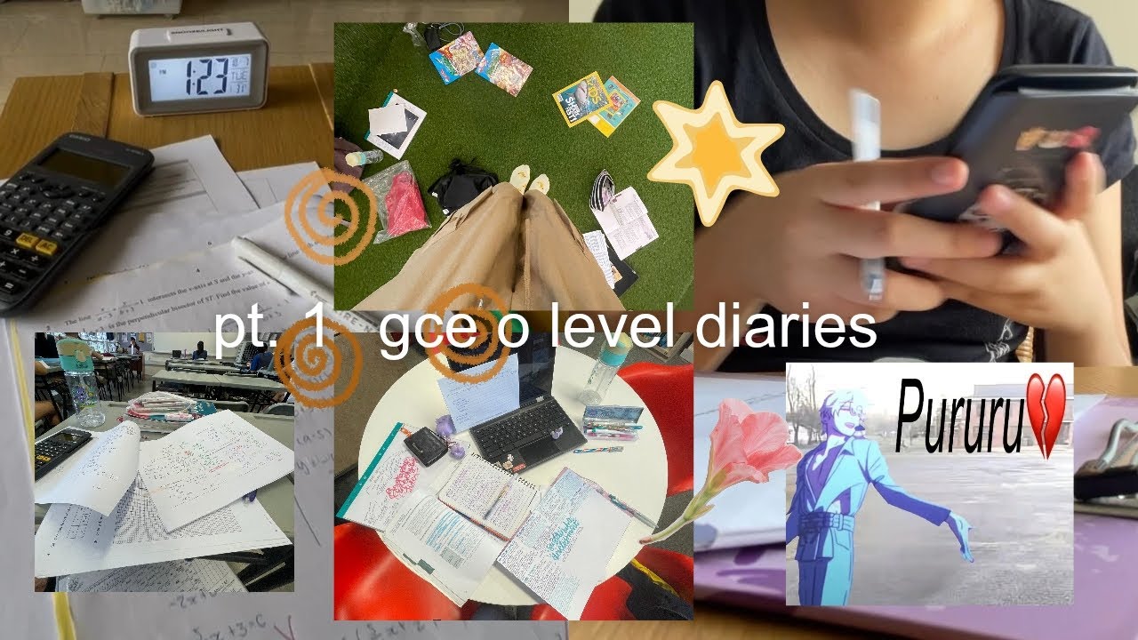 o levels vlog pt.1 ٠࣪⭑📚📝 | study grind :D !!! (+ crash out)