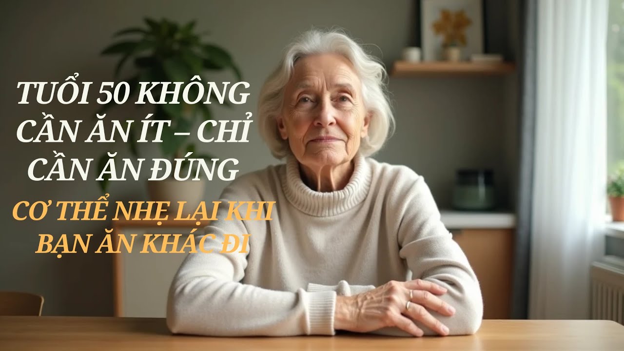 Sau tuổi 50, ăn uống nên thay đổi thế nào để cơ thể nhẹ hơn | An Nhiên Tuổi 50