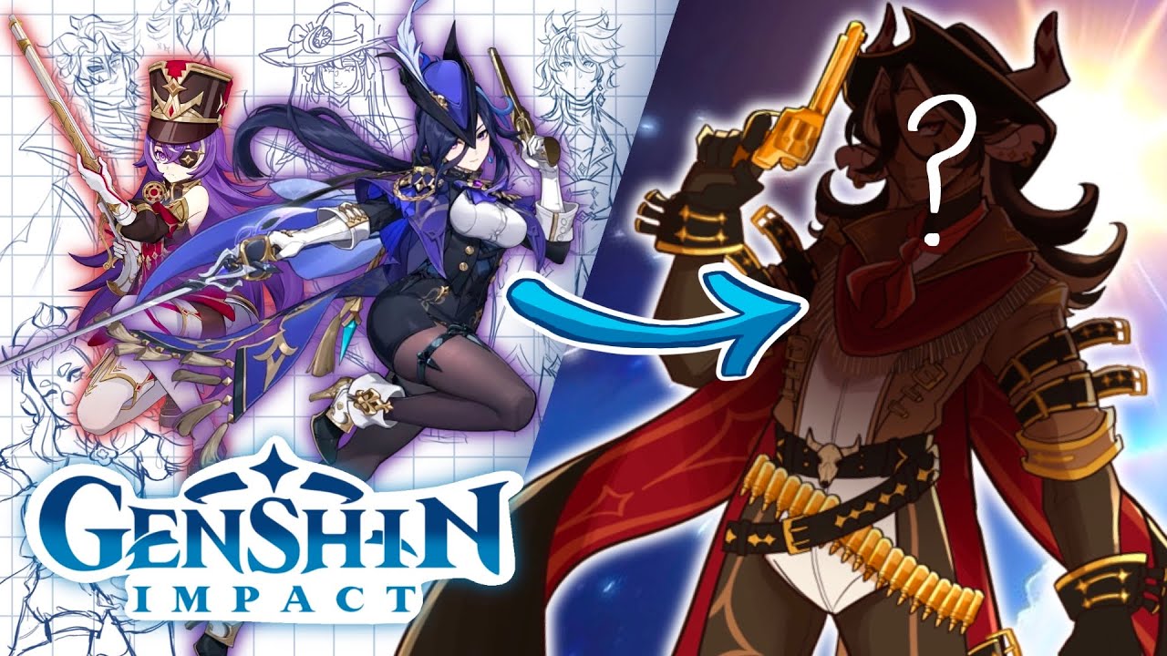 studying genshin’s character design! ✧ || speedpaint + commentary