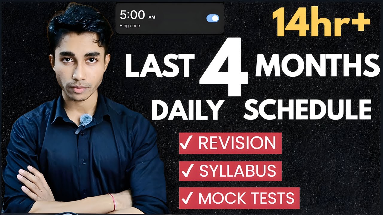 LAST 4 MONTHS NEET DAILY ROUTINE | 14+ HOURS STUDY PLAN FOR 650+ SCORE
