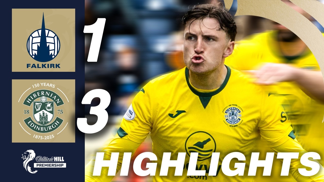 Falkirk 1-3 Hibernian | HIGHLIGHTS | William Hill Premiership