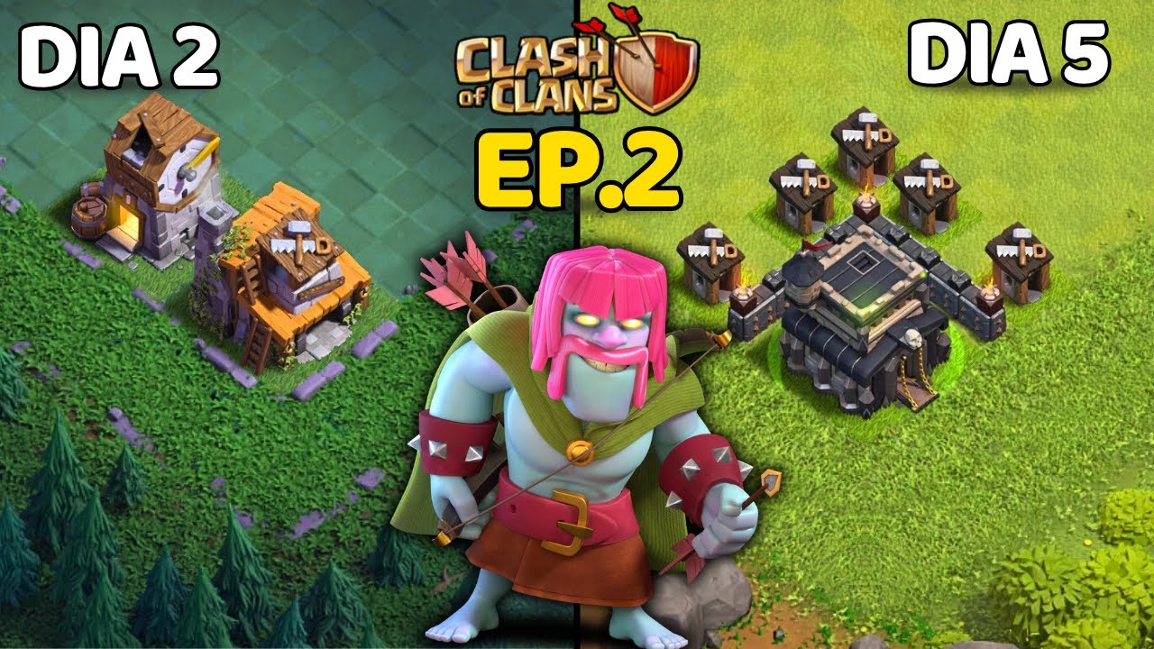 Dupla Série 2: Chegando Ao CC4 e CV9, Novo Equipamento, Tropas Temporárias + (Clash Of Clans)