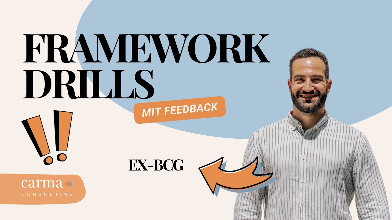 Case Interview Drills - 3 Framework Drills mit Feedback auf Deutsch