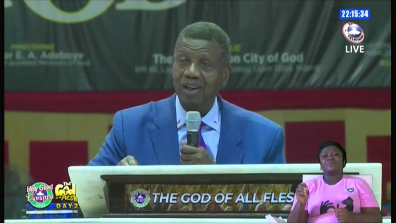 PASTOR E.A ADEBOYE SERMON || JESUS || RCCG 2025 HOLY GHOST CONGRESS || DAY 2 ||