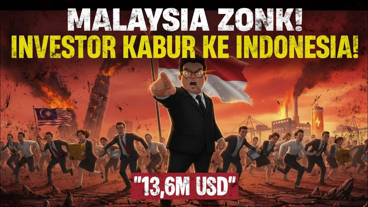 Kiamat Ekonomi Tetangga‼️ Kenapa Investor Malaysia Lari Massal ke Indonesia⁉️
