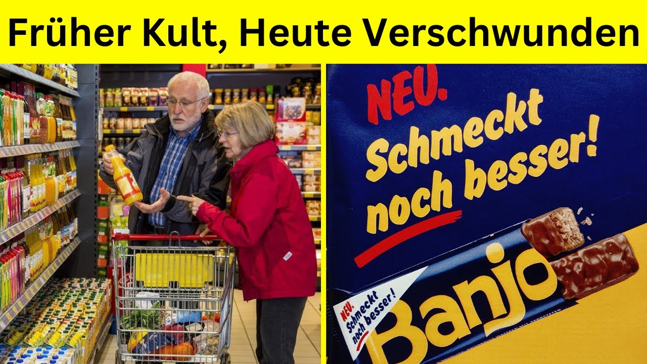 15 Produkte, die aus den Deutschen Supermarktregalen verschwunden sind