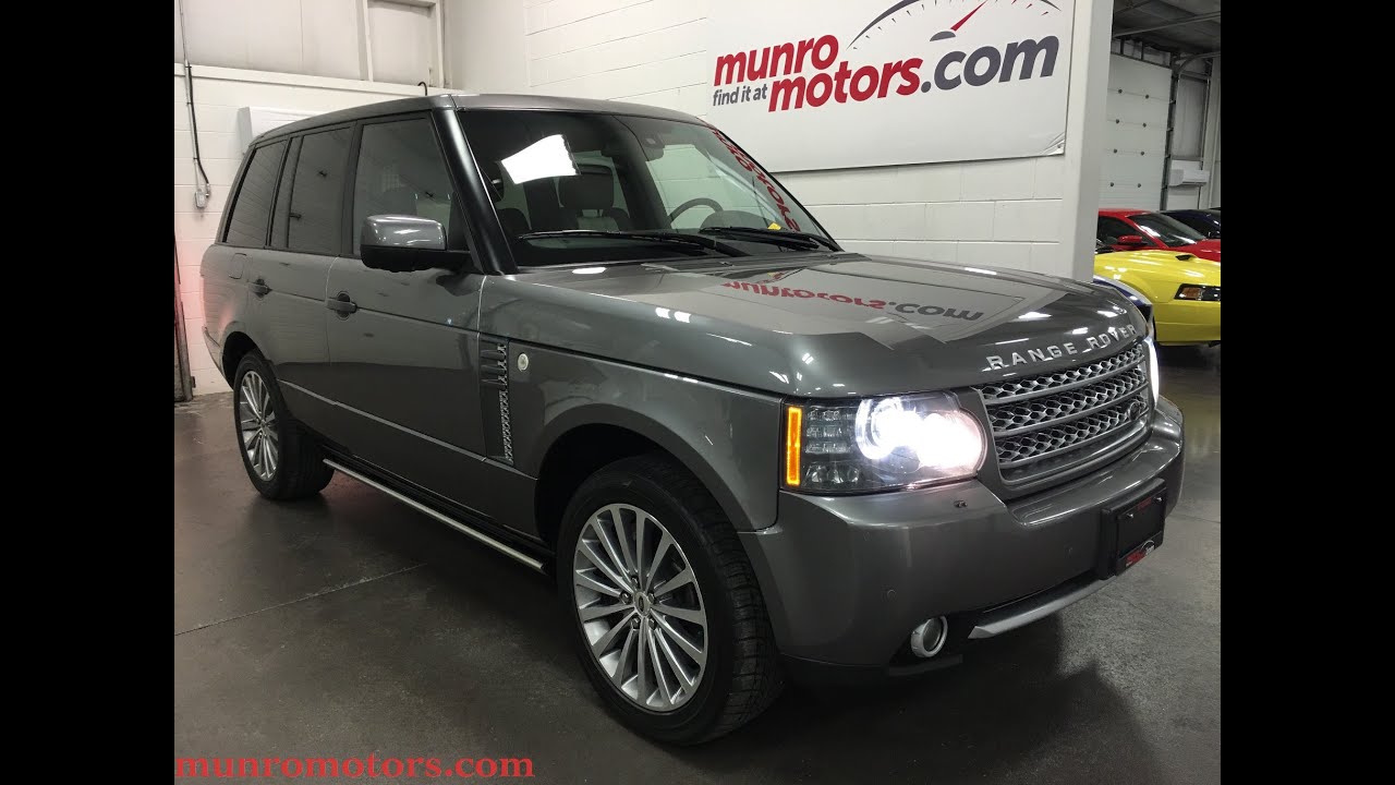 2011 Land Rover SOLD   Range Rover SC Autobiography DVD NAV Roof Munro Motors