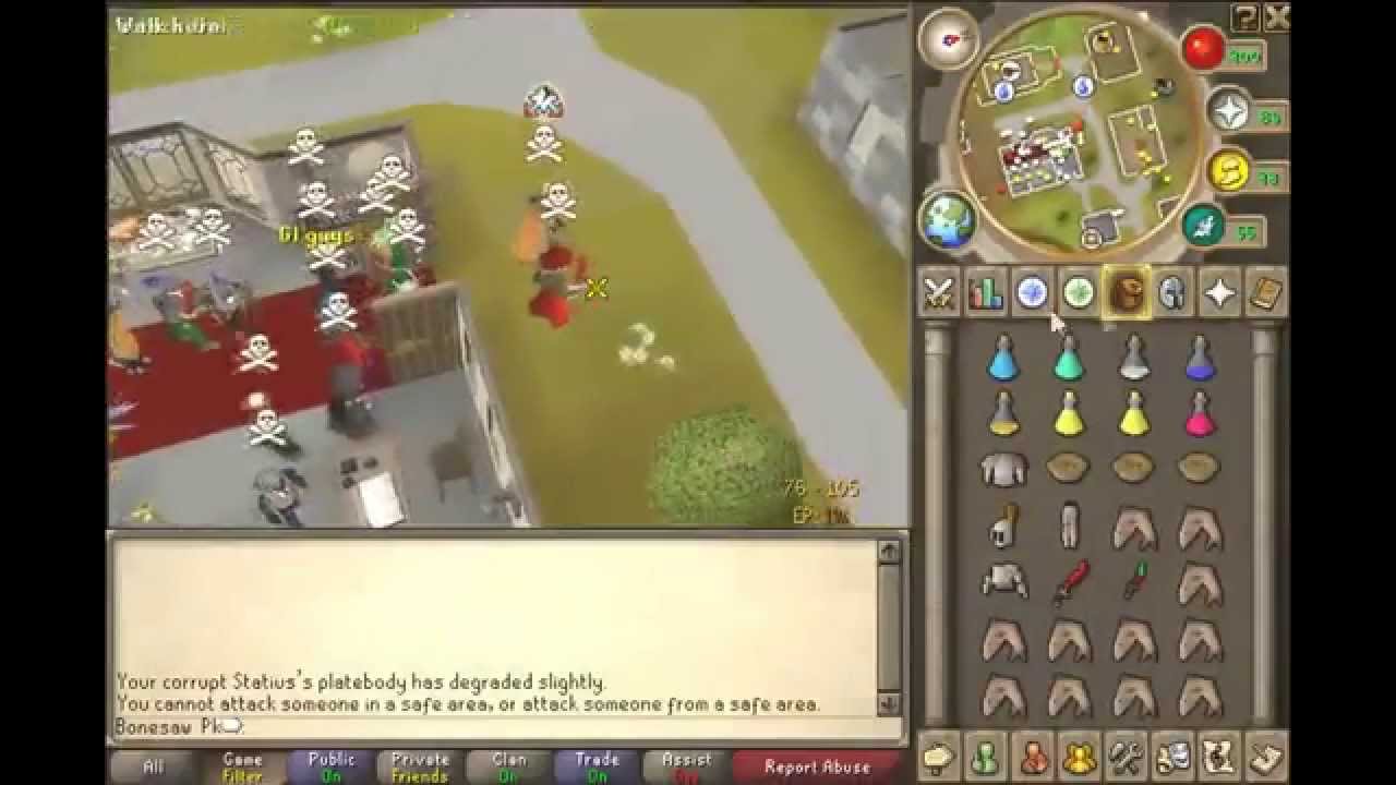Vid 14 - I Introduce Bonesaw bamf [Turmoil, NEW CONSTITUTION, Statius, DDS, Runescape Pking Video]