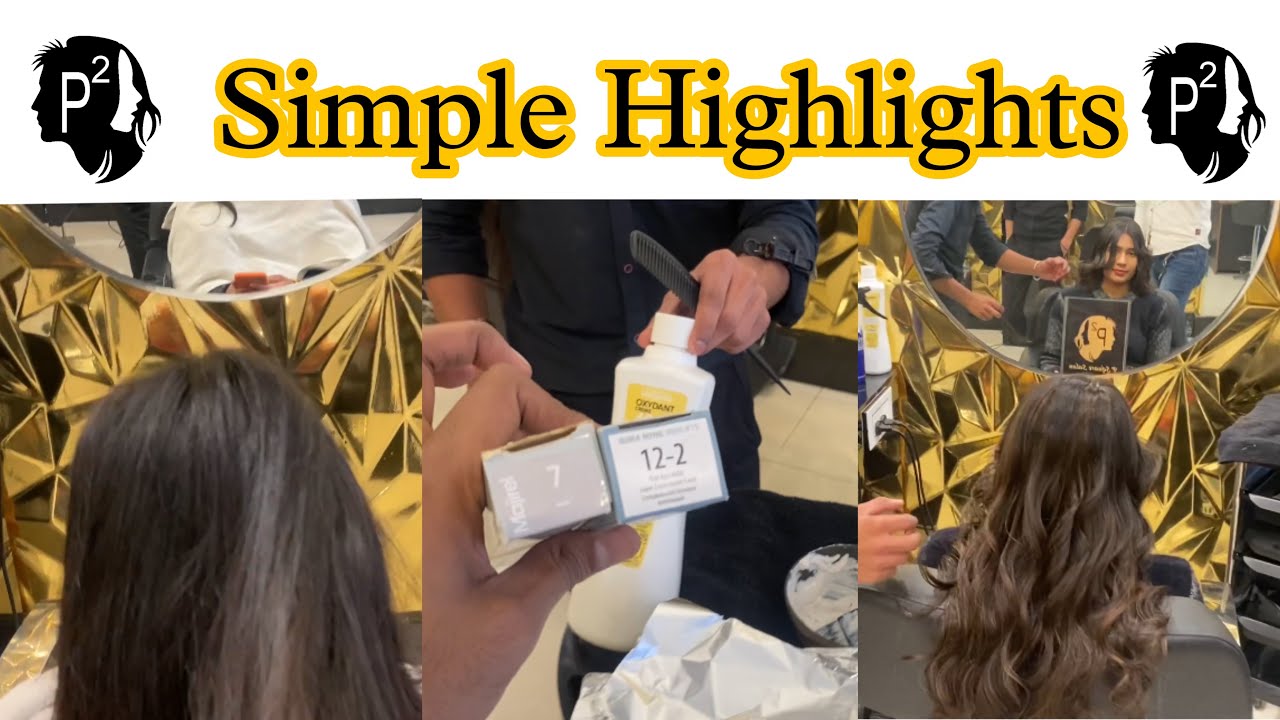 Simple Highlights || Na Dikhne wali Highlights || p2 Salon
