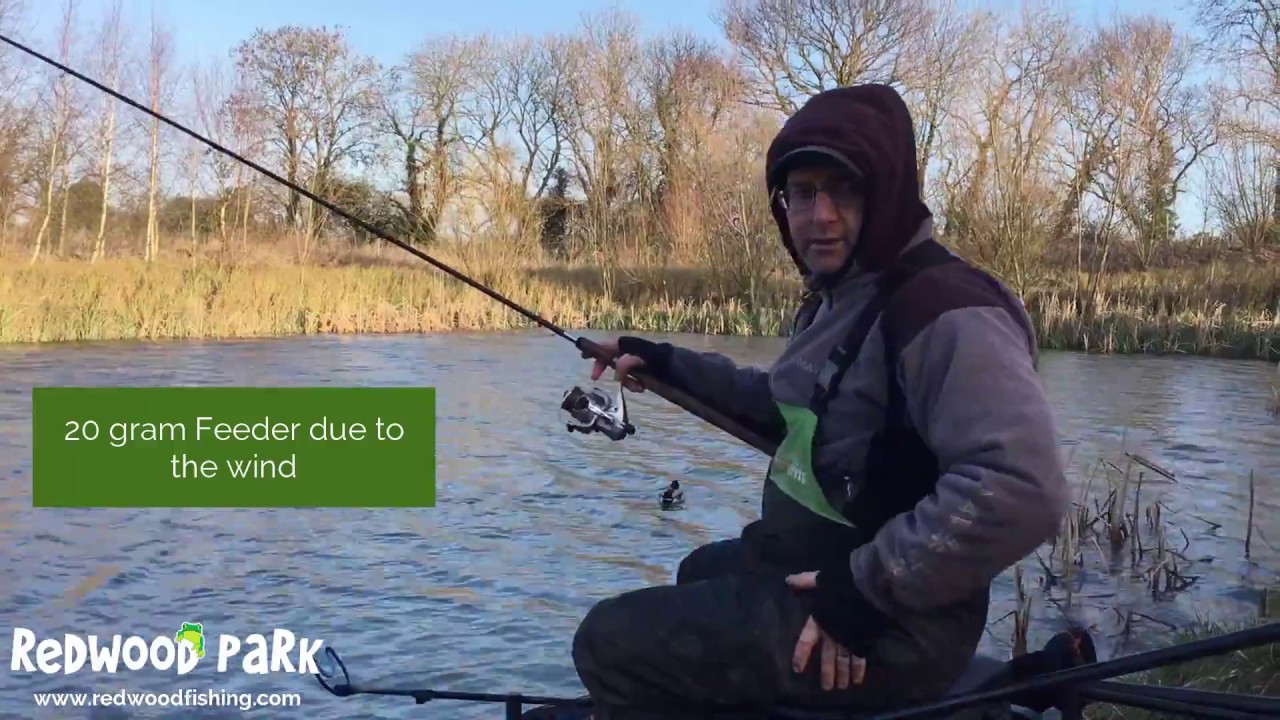 Dave Barker (Maver) gives advice on fishing at Redwood Park