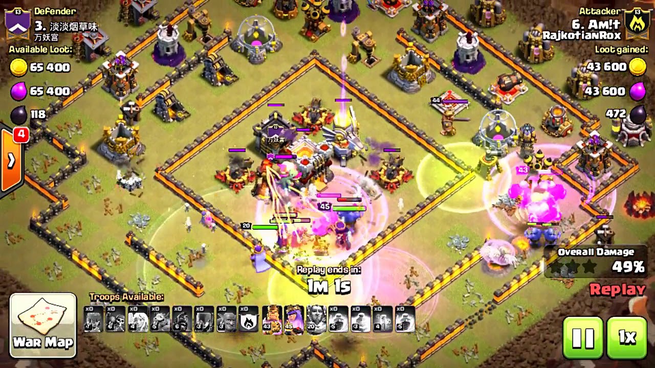 Healers + Witch + Bowler = Is it Possible    Th11 BoWitch Attack Strategy With Queen Walk   COC   Yo