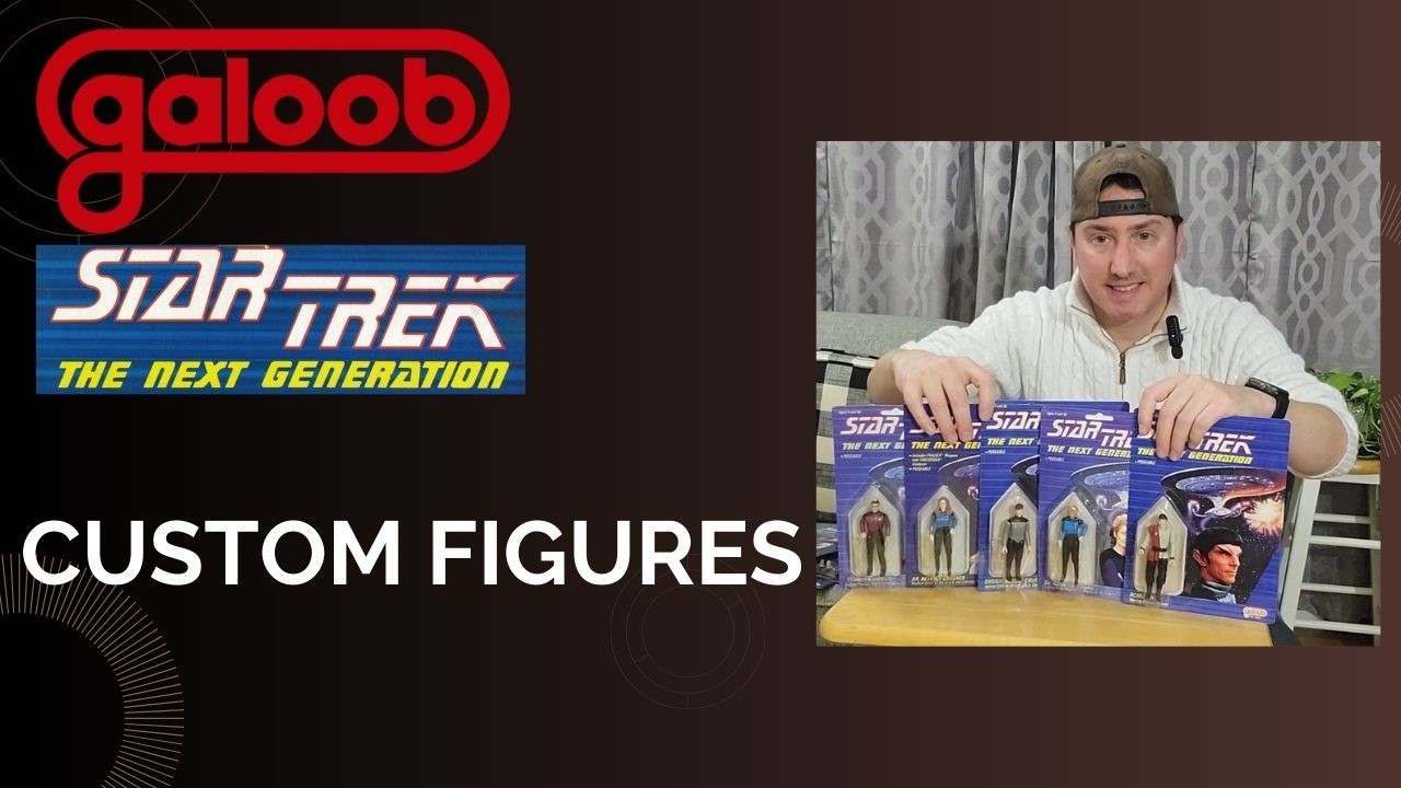 Old Star Trek Galoob Custom Figures