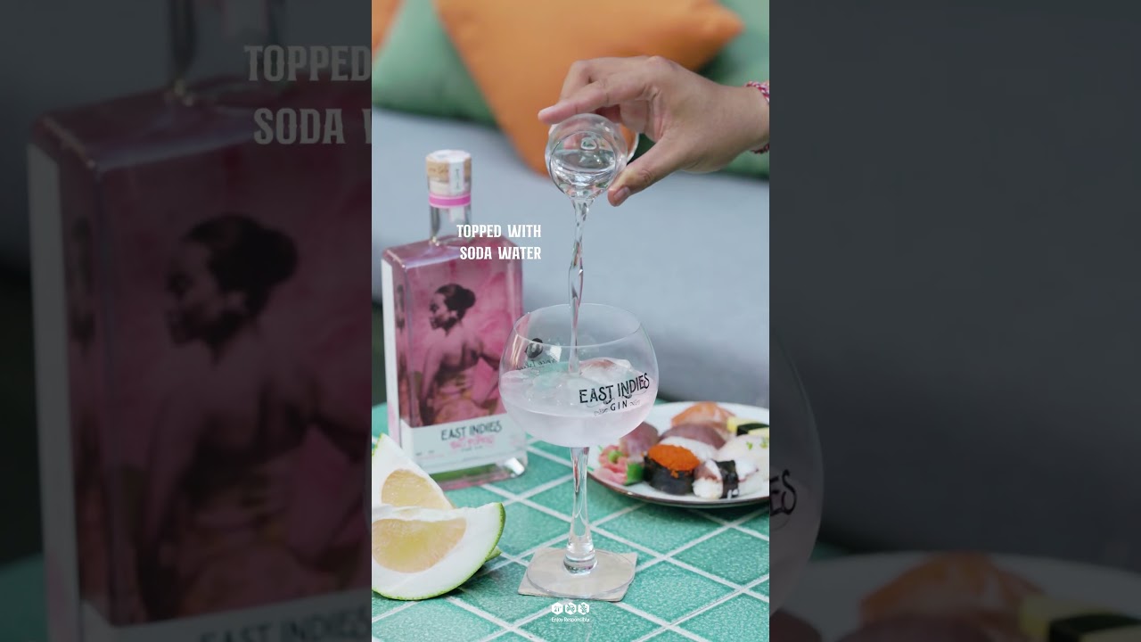 Pink Gin & Soda - EASY SUMMER DRINK RECIPE!