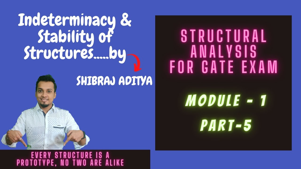 Best Structural Analysis Lectures For GATE 2022-2023 (CIVIL) | Module -1 | Part -5 | SHIBRAJ ADITYA
