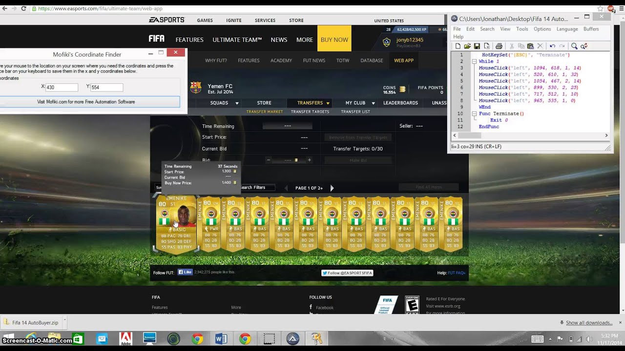 Fifa 100% Real Autobuyer! Fast 100% Free Autobuyer!