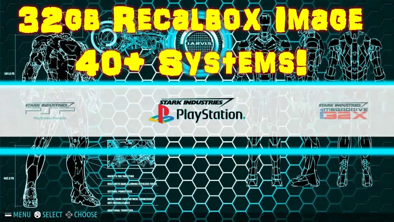 32gb RecalBox Image Pi 3 - 40+ Systems in one!