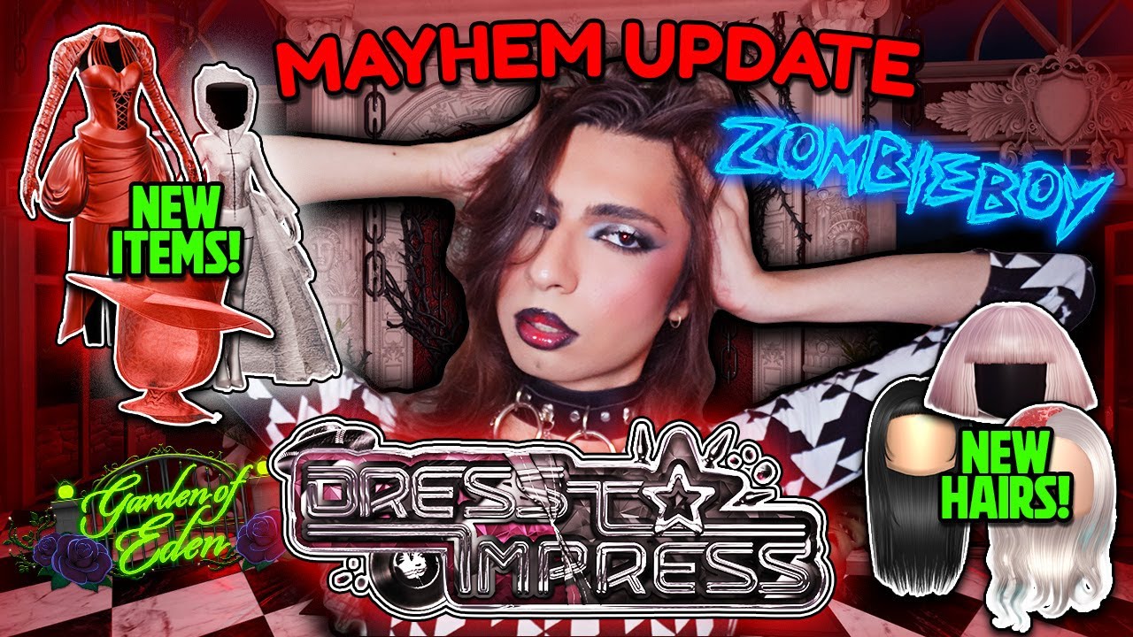 LADY GAGA x DRESS TO IMPRESS UPDATE is *HERE*!! (*NEW* Items, Hairs, Gamemodes, Makeup, & More!!)