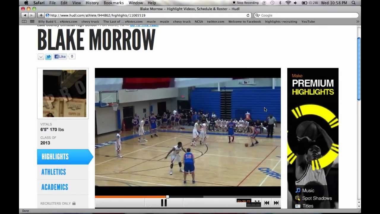 Blake Morrow Highlights